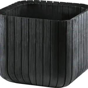 Bestseller KETER CUBE PLANTER M Blumentopf, 29,5 x 29,5 x 29,7 cm, anthrazit 17202066
