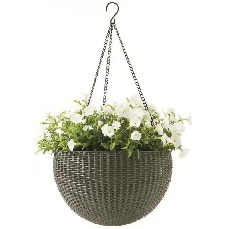 KETER HANGING SPHERE Hängepflanztopf 35 x 35 cm, mokka 17199246 Abverkauf