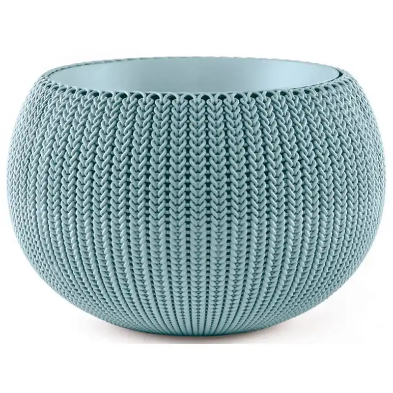 KETER COZIES M Pflanzenampel 36 x 36 x 22,5 cm, hell blau 17202379 Nur Heute