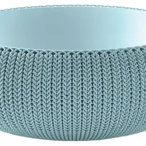 KETER COZIES L Blumentopf, 54 x 54 x 20,4 cm, hellblau 17202258 Mega-Angebot