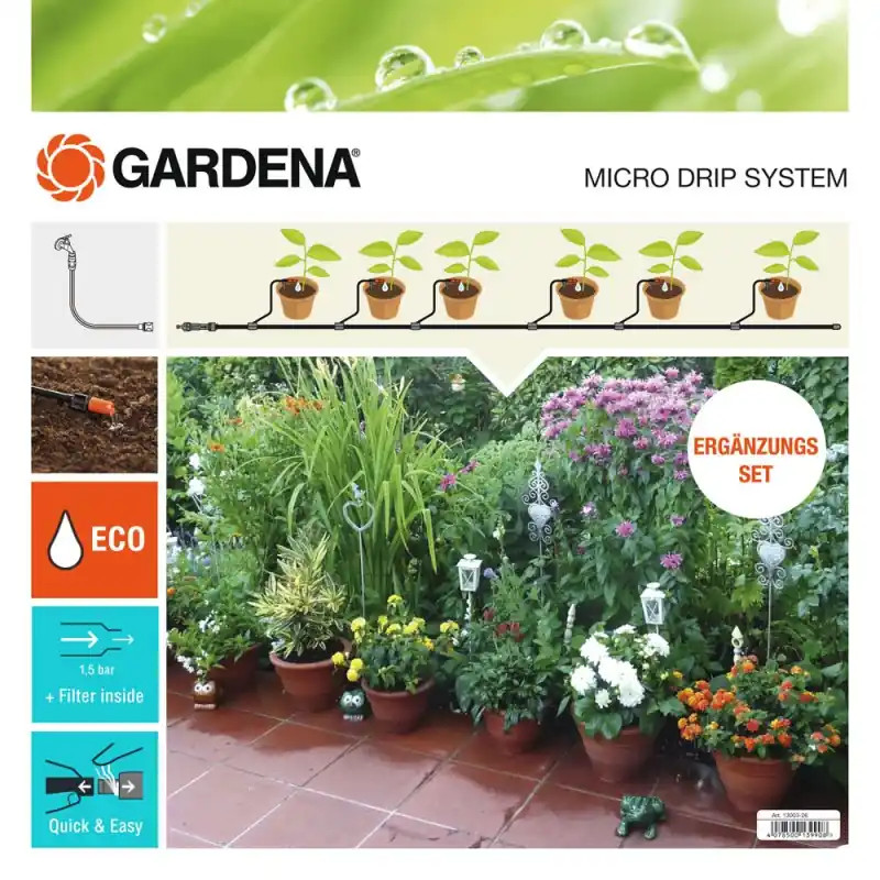 Sichere Zahlung Gardena Micro-Drip-System Erweiterungsset Pflanztöpfe 13005-20