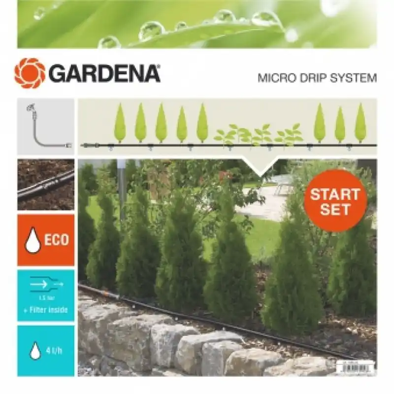 Gardena Micro-Drip-System Start Set Pflanzreihe M 13011 Preisreduziert