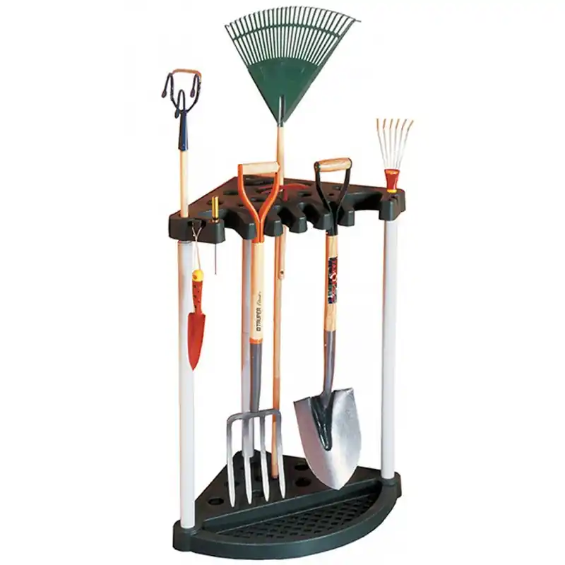 KETER CORNER TOOL RACK Gartengeräte-Ständer, schwarz 17361063 Bestpreis