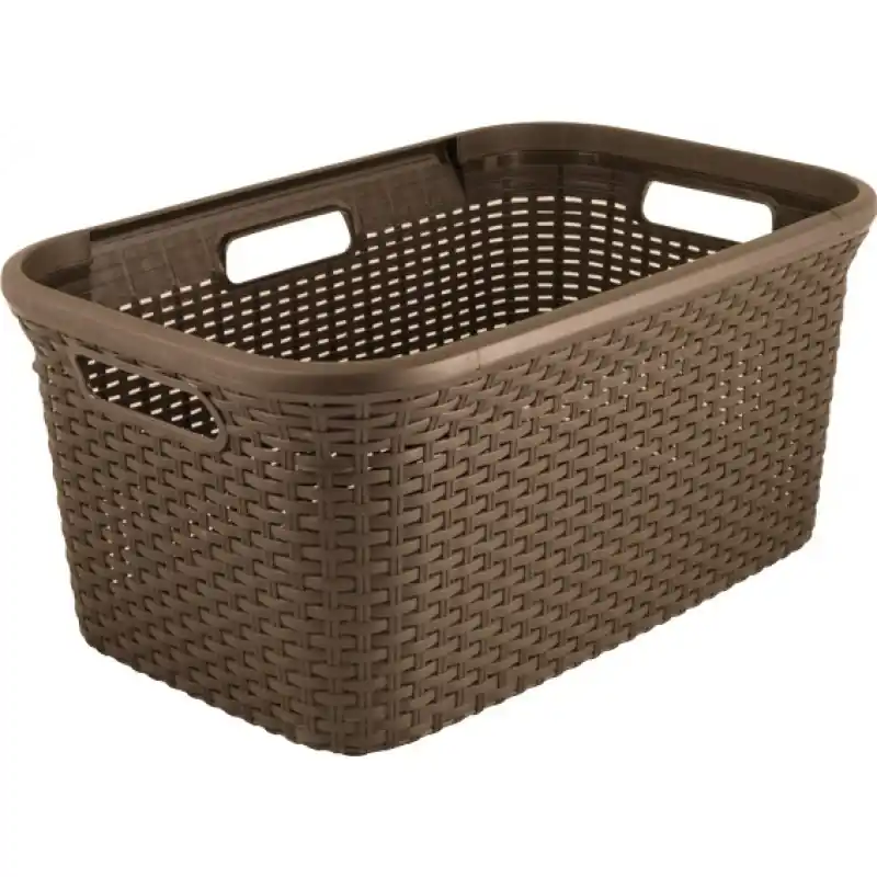 Sale CURVER Style Wäschekorb 59,2 x 38 x 27 cm, 45 l, dunkel mocca 00708-213
