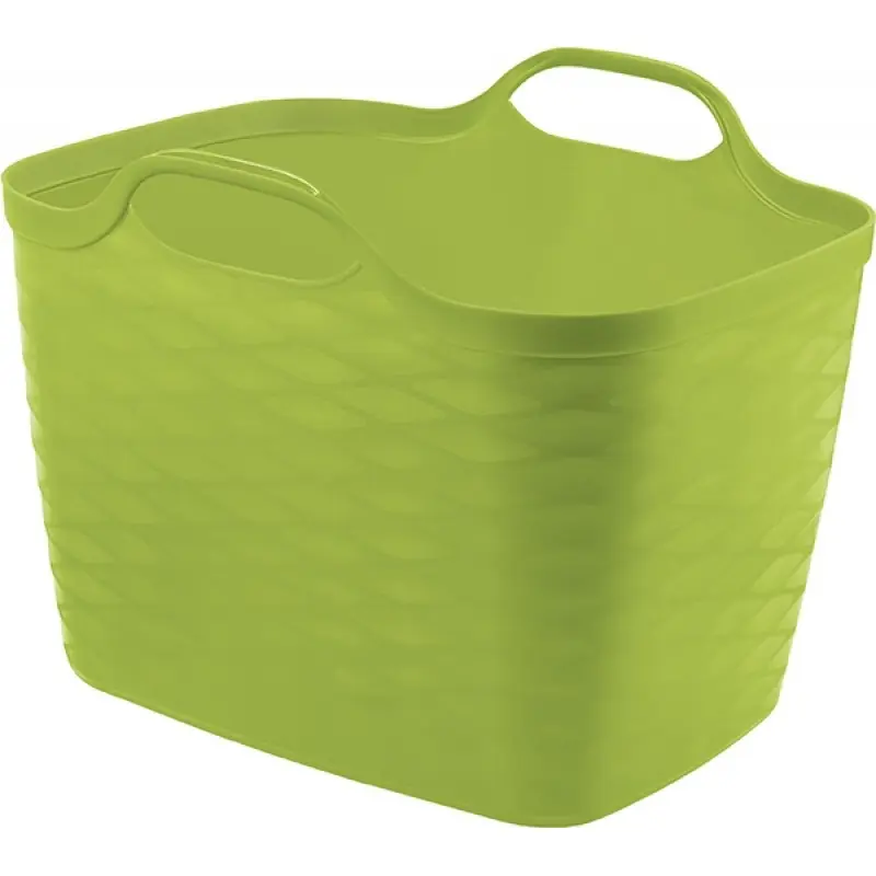 Angebot CURVER Flexi Basket 43 x 35 x 33 cm, 25 l, grün 00326-598
