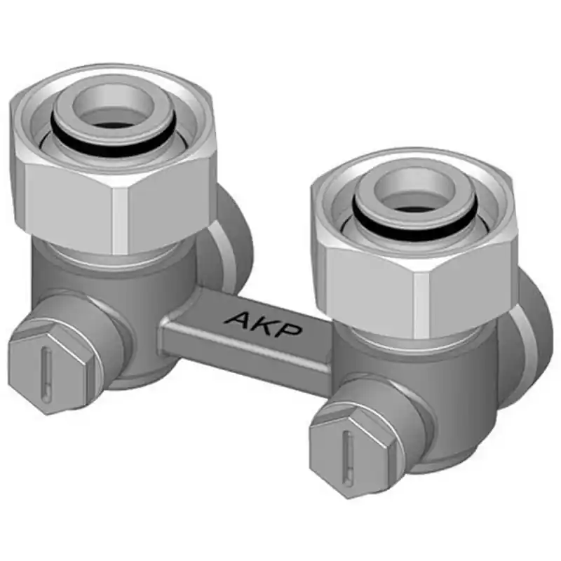 Preisreduziert Kermi Zweirohrarmatur Eckform ZV01070001