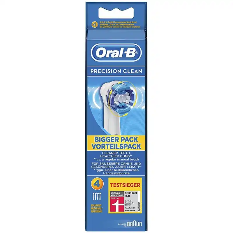 ORAL-B EB20 Precision Clean Ersatzbürsten 4 Stk. Schneller Versand