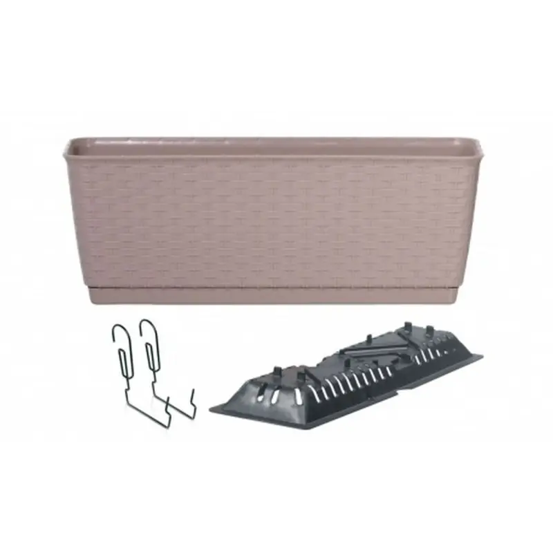 Jetzt Bestellen Prosperplast RATOLLA PW Blumenkasten 38,6x15,4x14,2cm mocca DRL400PW-7529U