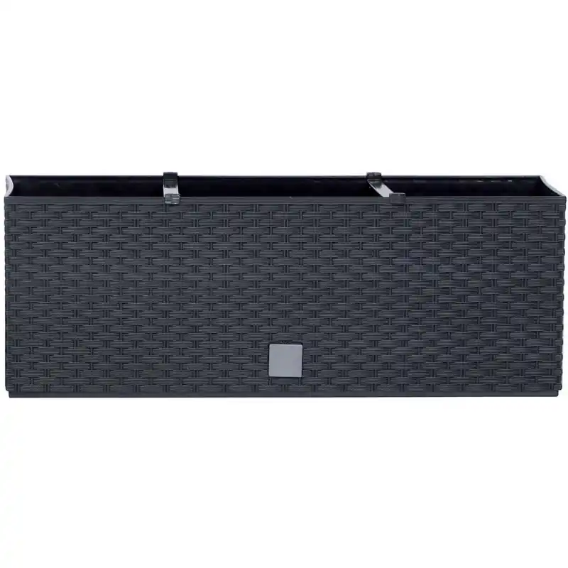 Prosperplast RATO CASE Blumenkasten+Wasserstandanzeiger 51,4x19,2x18,6cm,anthrazit DRTC500 Solange Der Vorrat Reicht