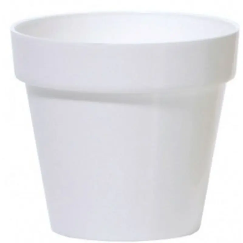 Heißes Angebot Prosperplast CUBE SHINE Blumentopf 11x9,7cm weiß glänzend DCUB110S-S449