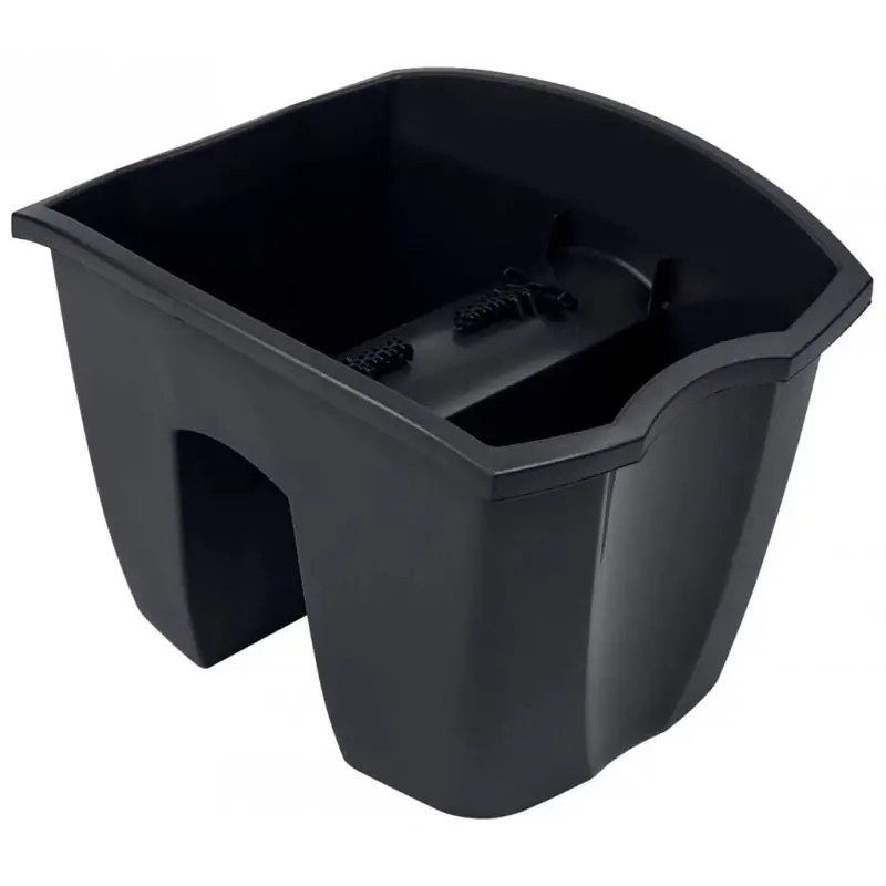 Prosperplast CROWN Balkontopf für Balkongeländer 24 x 28 x 20 cm, 7l, anthrazit DCRO240 Preisreduziert