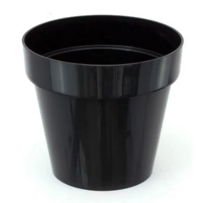 PROSPERPLAST CUBE SHINE Zimmerpflanzen 7l schwarz glänzend DCUB250S Sonderangebot