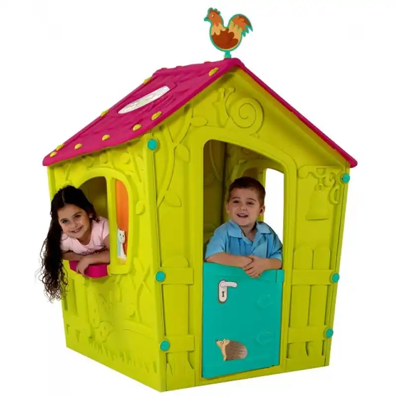 Neu Im Sortiment KETER MAGIC PLAYHOUSE Kinderspielhaus, hellgrün/viollet 17185442