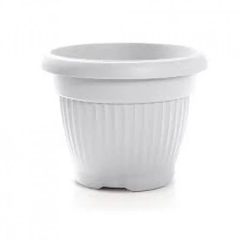 PROSPERPLAST TERRA Blumentopf rund 0,7 l weiß DCE13 Wochenendangebot