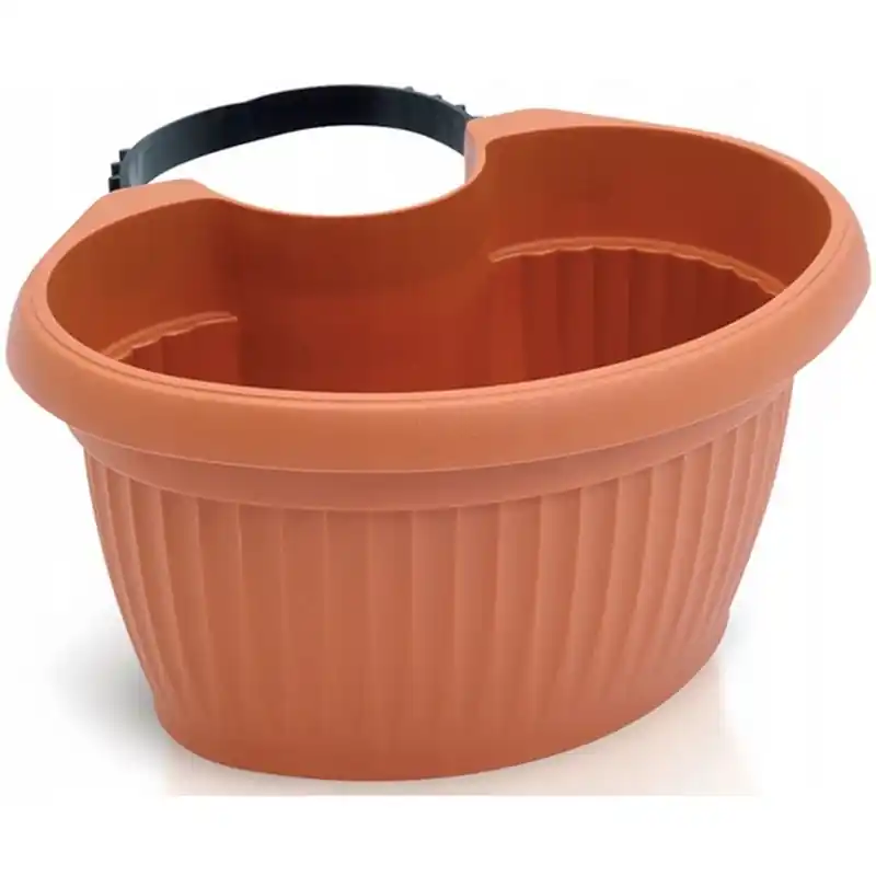 Prosperplast TERRA Blumentopf zum Aufhängen, Regenrohr, 15,8cm, 2 l terracotta DTRY20 Garantierte Lieferung
