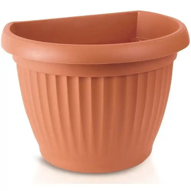 Solange Der Vorrat Reicht PROSPERPLAST TERRA Blumentopf halbrund zum Aufhängen 0,7 l terracotta DST1