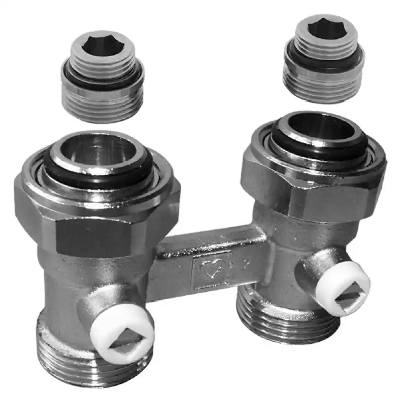 Versand Am Gleichen Tag HERZ 3000 Heizkörperanschluss Rp 1/2, Eckform 3302111