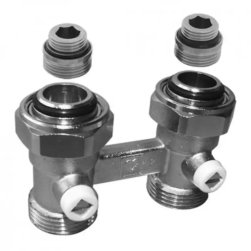 HERZ 3000 Heizkörperanschluss Rp 1/2 - Eckform 3302112 Direkt Vom Hersteller