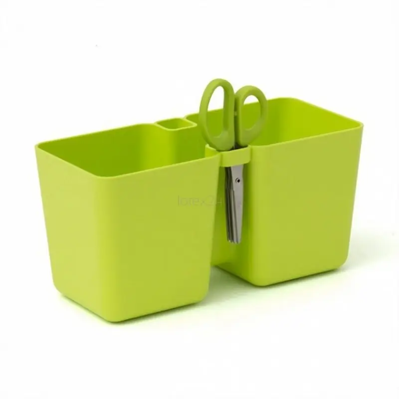 Prosperplast TWINS CUBE Kräutertopf Übertopf eckig m. Schere 2,5 l limette grün DTC245 Sofort Bestellen