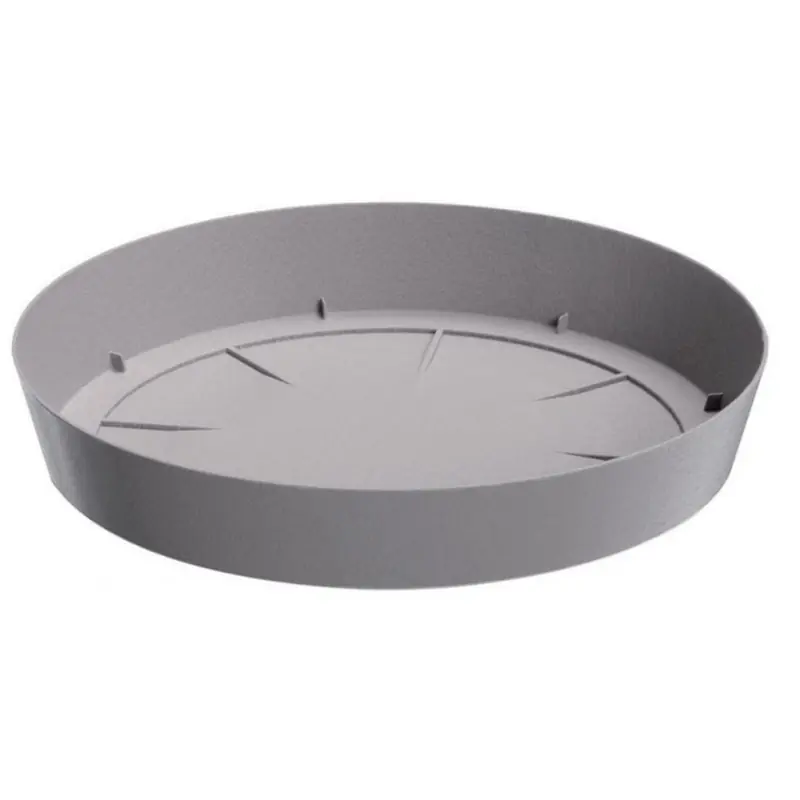 Bestpreis PROSPERPLAST LOFLY Untersatz rund 12,5x2cm grau PPLF125