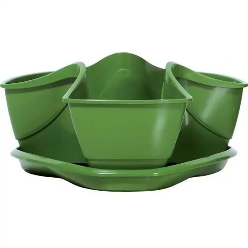 PROSPERPLAST COUBI Blumentopf Kräutertopf 3 l, grün DKN3001 Angebot