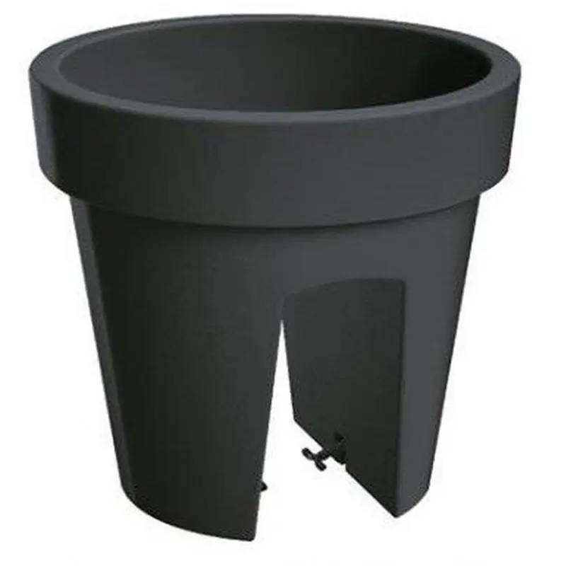 LOFLY RAILING Balkonkasten Geländertopf 5L 24,5 x 24,5 x 22,5 cm anthrazit DLOFR250 Sofort Bestellen