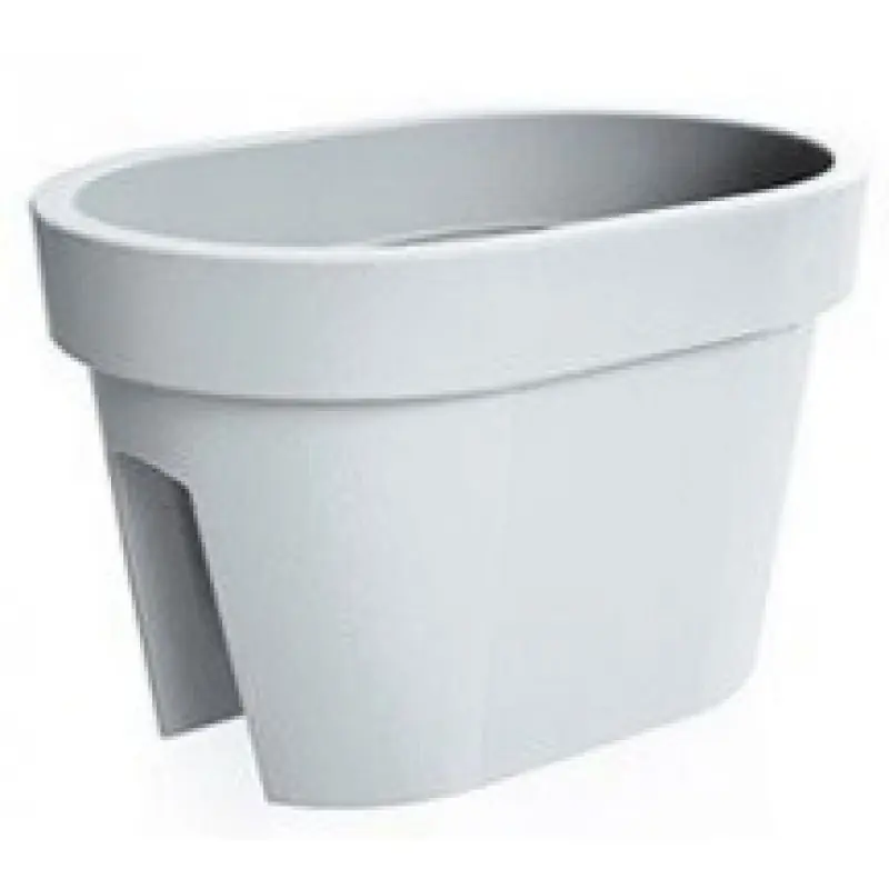 LOFLY RAILING Balkonkasten Geländertopf 12,3L 39.6 x 26,6 x 25 cm weiß DLOFR400-S449 Geprüft