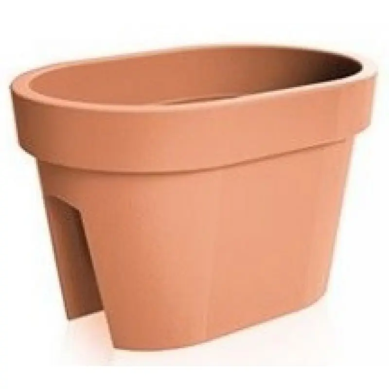 LOFLY RAILING Balkonkasten Geländertopf 12,3L 39.6 x 26,6 x 25 cm teracota DLOFR400-R624 Nur Für Kurze Zeit