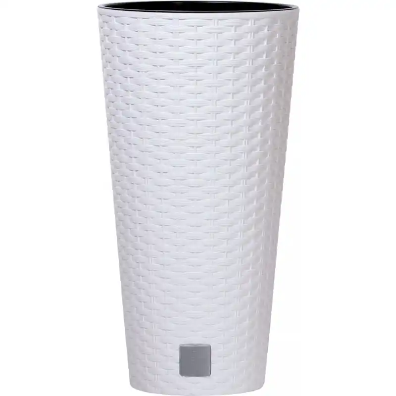 Abverkauf Prosperplast RATO TUBUS Blumentopf 20 cm, 8 l, weiß DRTUS200-S449