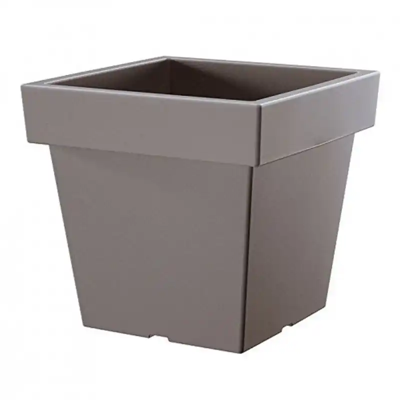 Neu Prosperplast Pflanztopf Übertopf viereckig LOFLY LOW Blumentopf 4,5l, grau DLOFL200