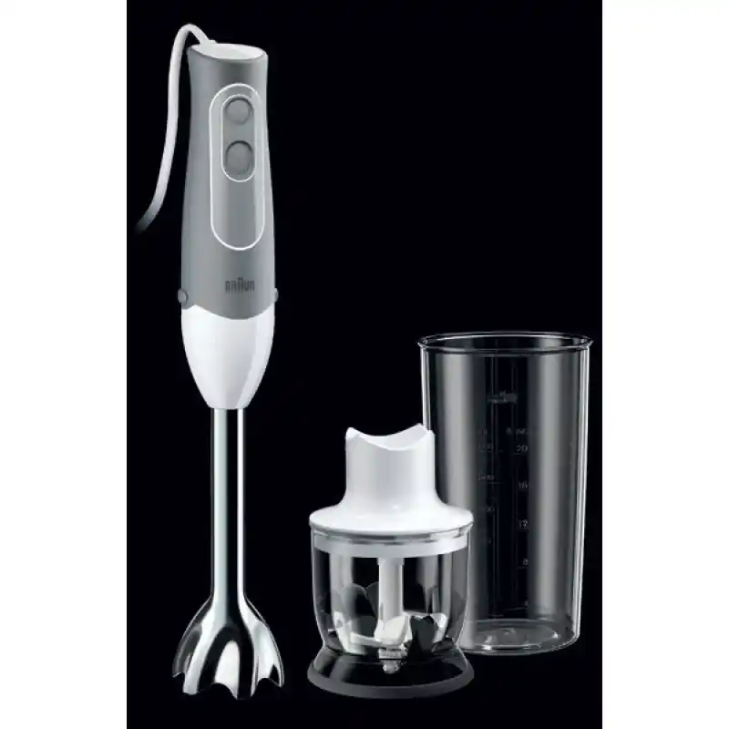 Preiswert BRAUN Multiquick 3 Stabmixer MQ 520 Pasta, grau/weiß 41001243