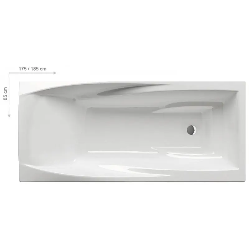 RAVAK Badewanne YOU 175x85 N snowwhite C791000000 Preisreduziert