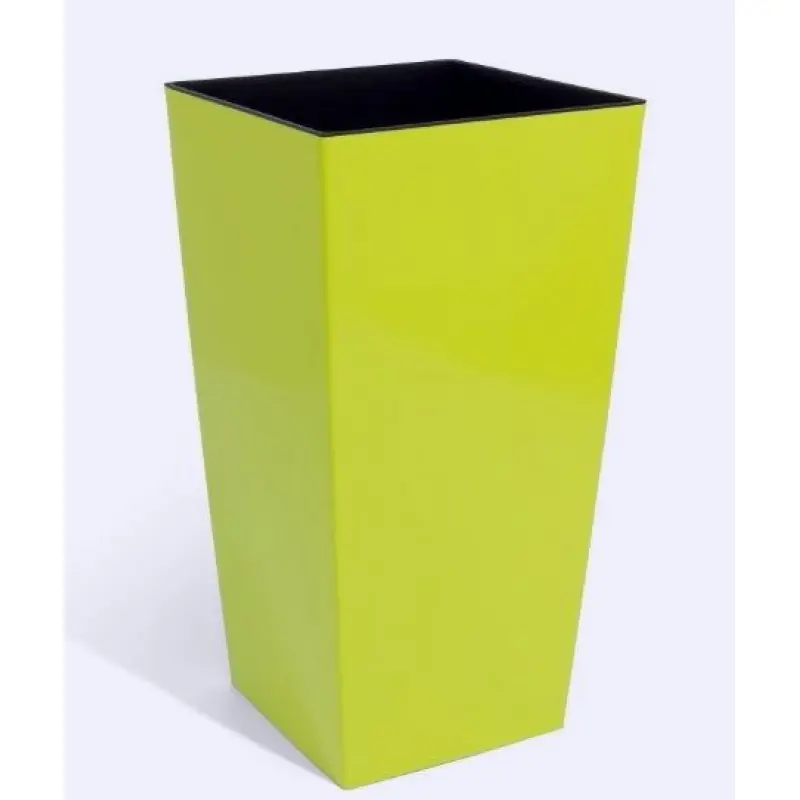Blumenkübel Pflanzkübel URBI SQUARE Pflanztopf mit Einsatz 4 L, limmette grün DURS140-389U Bestpreis