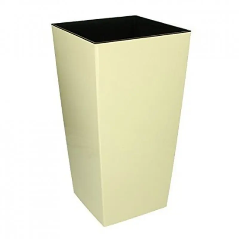 Jetzt Kaufen Pflanzkübel Blumentopf URBI SQUARE Übertopf +inkl. Einsatz 7 L, creme hell DURS170-CY728