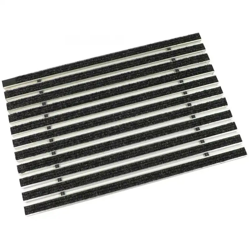 Markenprodukt ACO Schuhabstreifer Rips, ALU Fußmatte, 60 x 40cm, anthrazit 01210