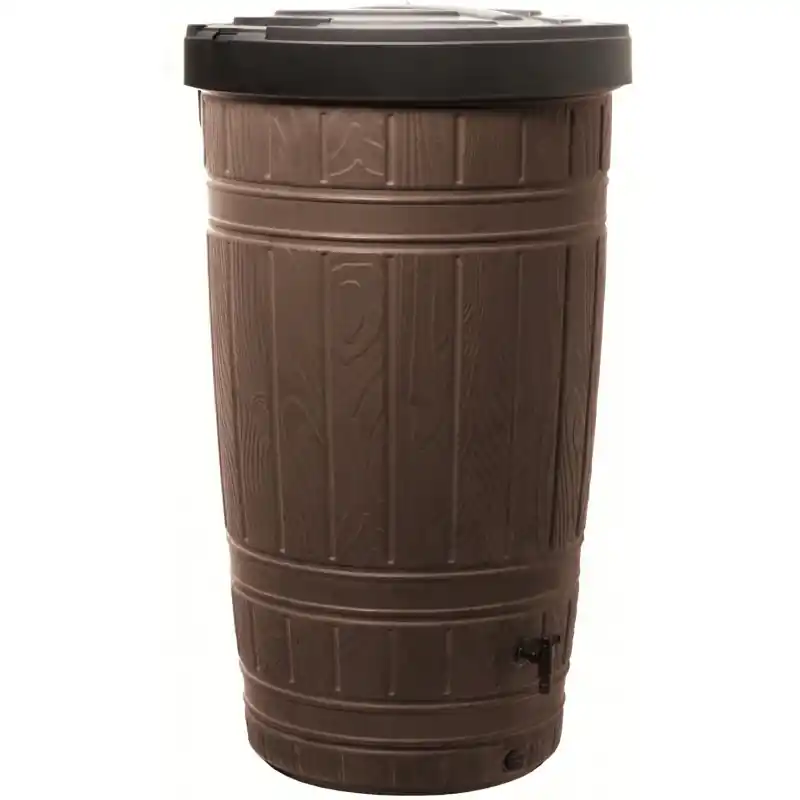 Neu Im Sortiment Prosperplast WOODCAN Regenwassertonne Wassertank 265l, braun IDWO265-R222