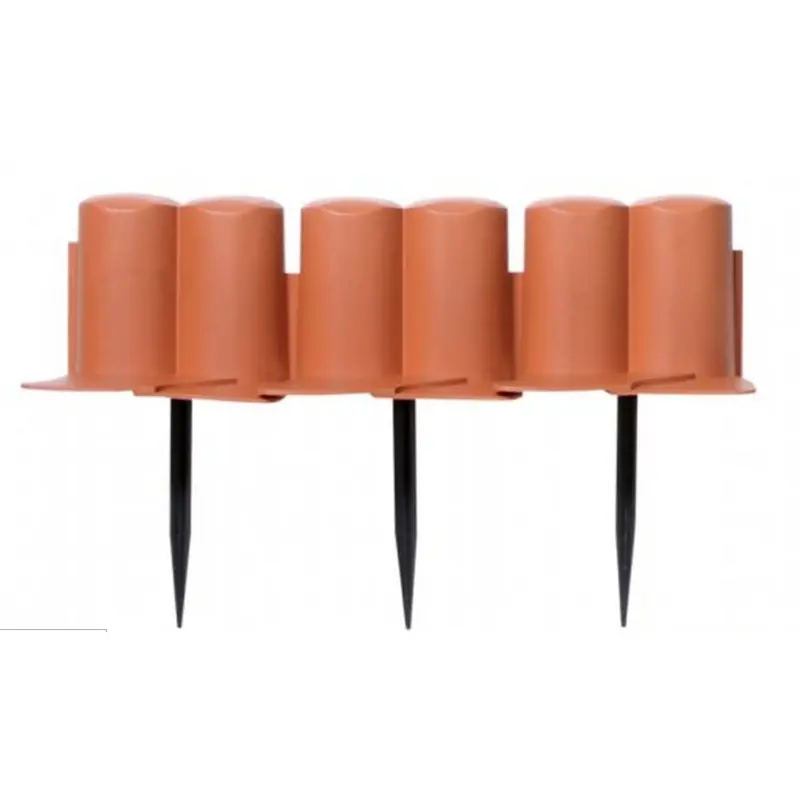 Prosperplast Garten Palisade 3,02m, 8St. terracotta IPAL6-R624 Top-Seller