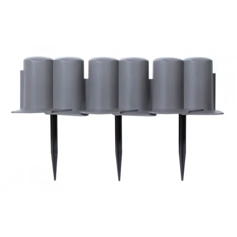 Prosperplast Palisade 3,02m, 8St. grau IPAL6-S443 Versand Am Gleichen Tag