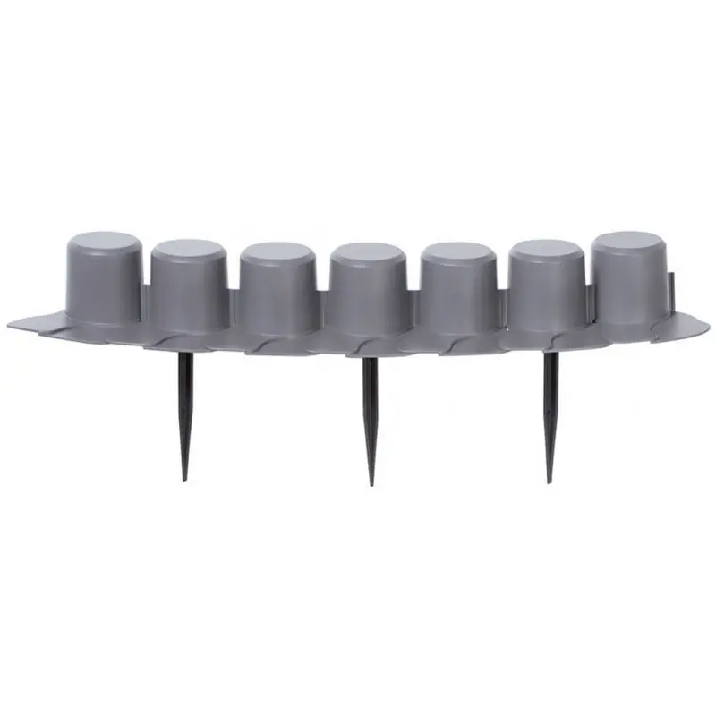 Prosperplast Palisade dunkel 4,05m, 7St. grau IPAL7 Markenprodukt