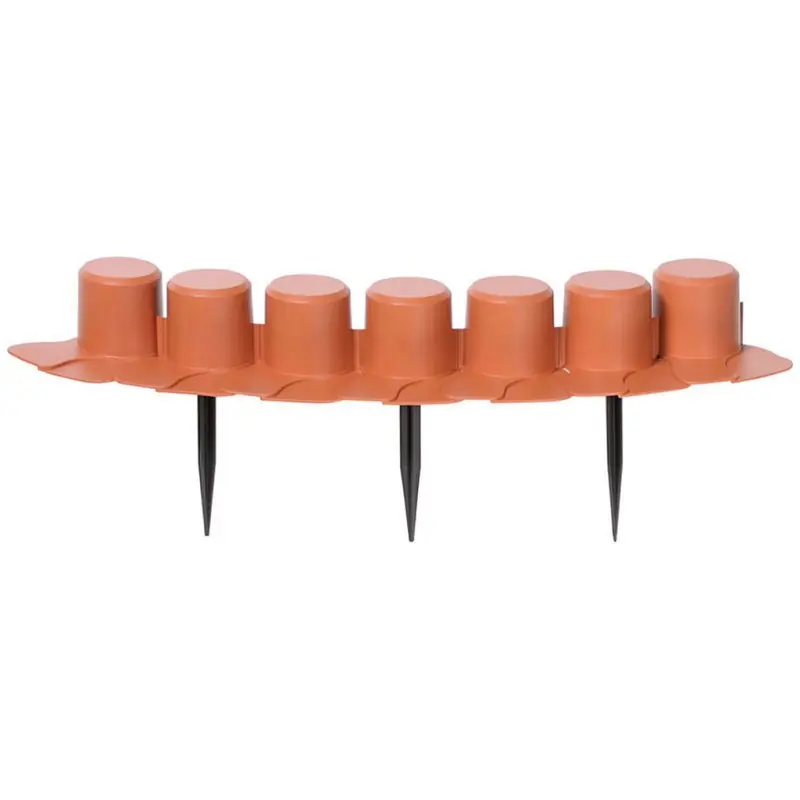 Prosperplast Palisade dunkel 4,05m, 7St. terracotta IPAL7 Billig