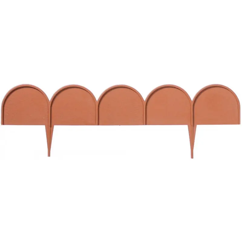Prosperplast GARDEN LINE Beeteinfassung Palisade Rasenkante 10m terracotta IKRA-R624 Versand Am Gleichen Tag