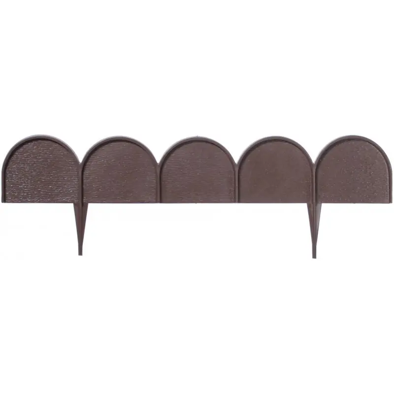 Billig Prosperplast GARDEN LINE Beeteinfassung Palisade Rasenkante 10m braun IKRA-R222