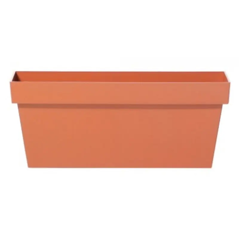 Kracherpreis PROSPERPLAST CUBE CASE Blumenkasten Balkonkasten 8L terrakotta DCUC400