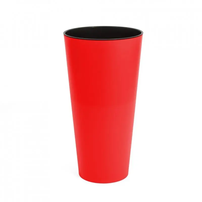 Blumenvase Blumentopf inkl. Einsatz TUBUS SLIM Pflanzsäule 27 L Corale matt DTUS300 Rabatt