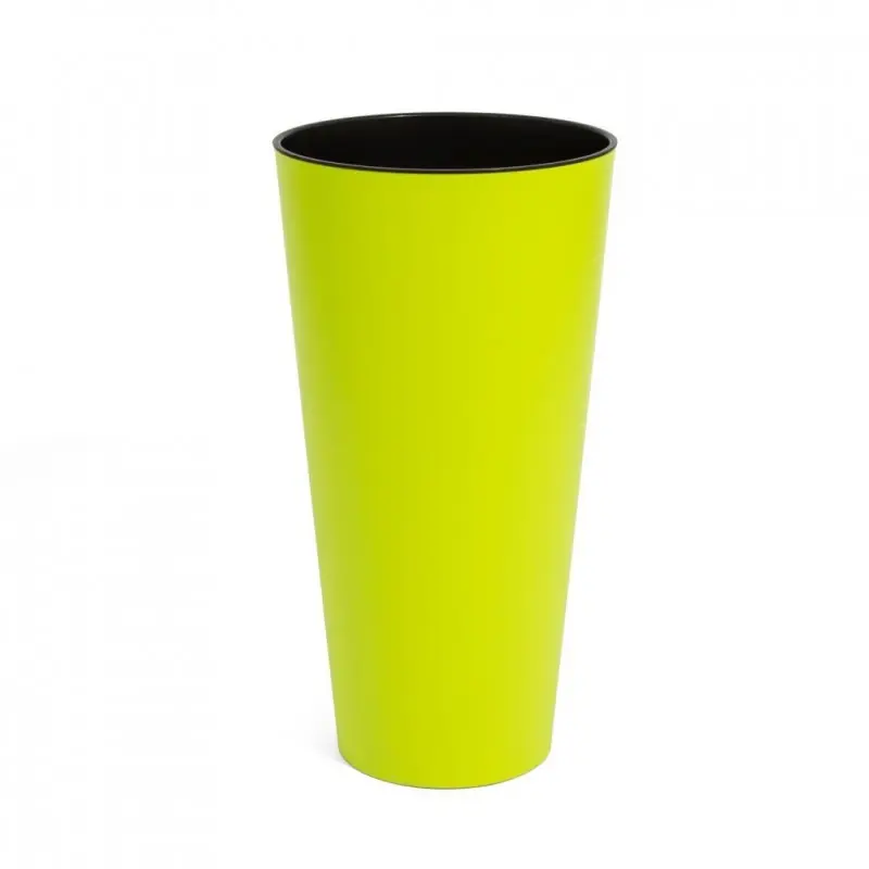 Kracherpreis Blumenvase Blumentopf inkl. Einsatz TUBUS SLIM Pflanzsäule 15 L limmete matt DTUS250