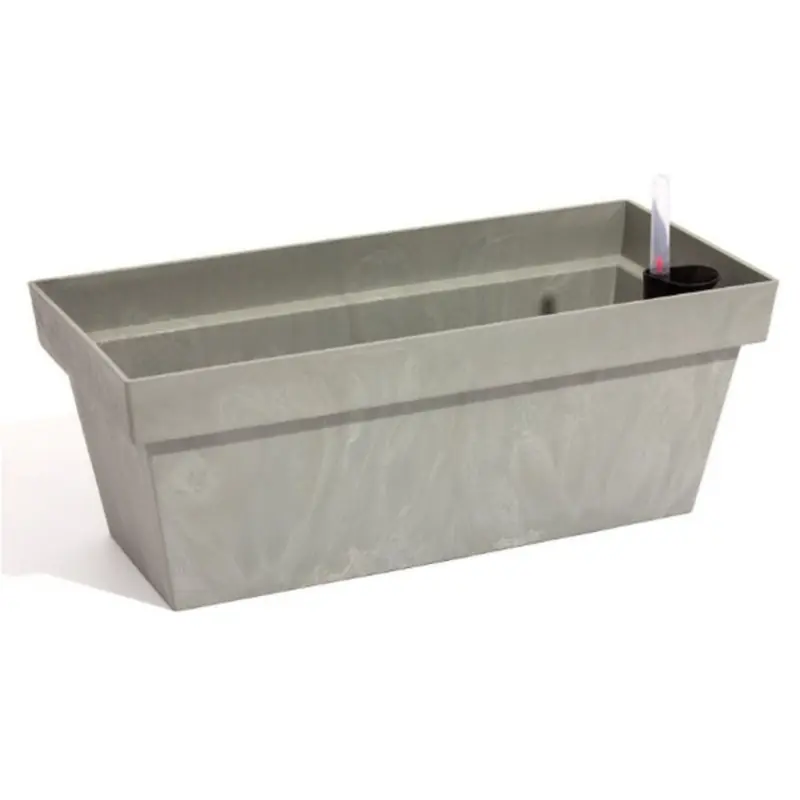 Sichere Zahlung PROSPERPLAST CUBE CASE Blumenkasten Balkonkasten 25 L grau Optik Beton DCUC600