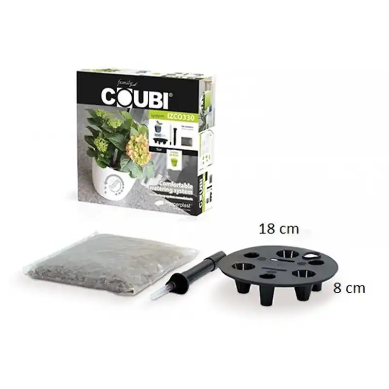 Top-Seller Bewässerungsset Wasserstandsanzeiger COUBI durchmesser 18 cm mit Granulat IZCO160