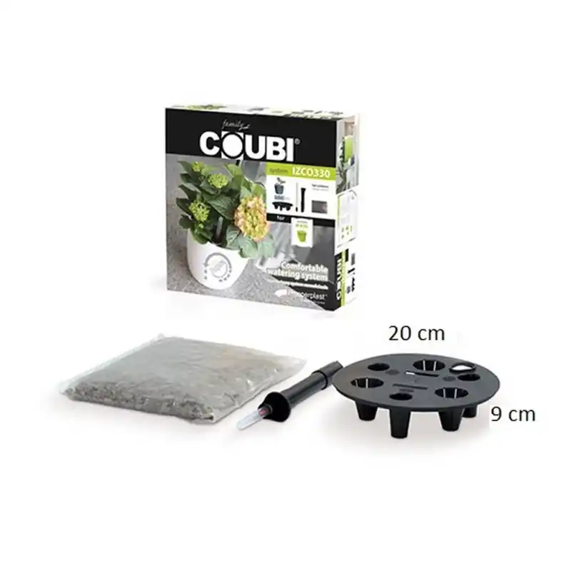 Letzte Chance Bewässerungsset Wasserstandsanzeiger COUBI durchmesser 20 cm mit Granulat IZCO200