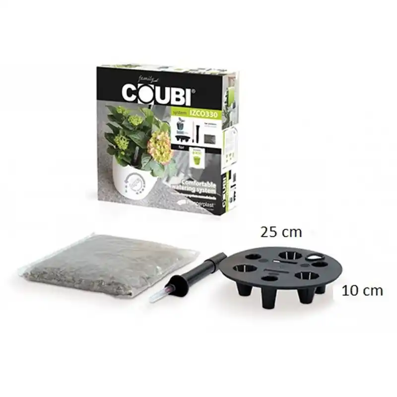 Bewässerungsset Wasserstandsanzeiger COUBI durchmesser 25 cm mit Granulat IZCO240 Sonderaktion