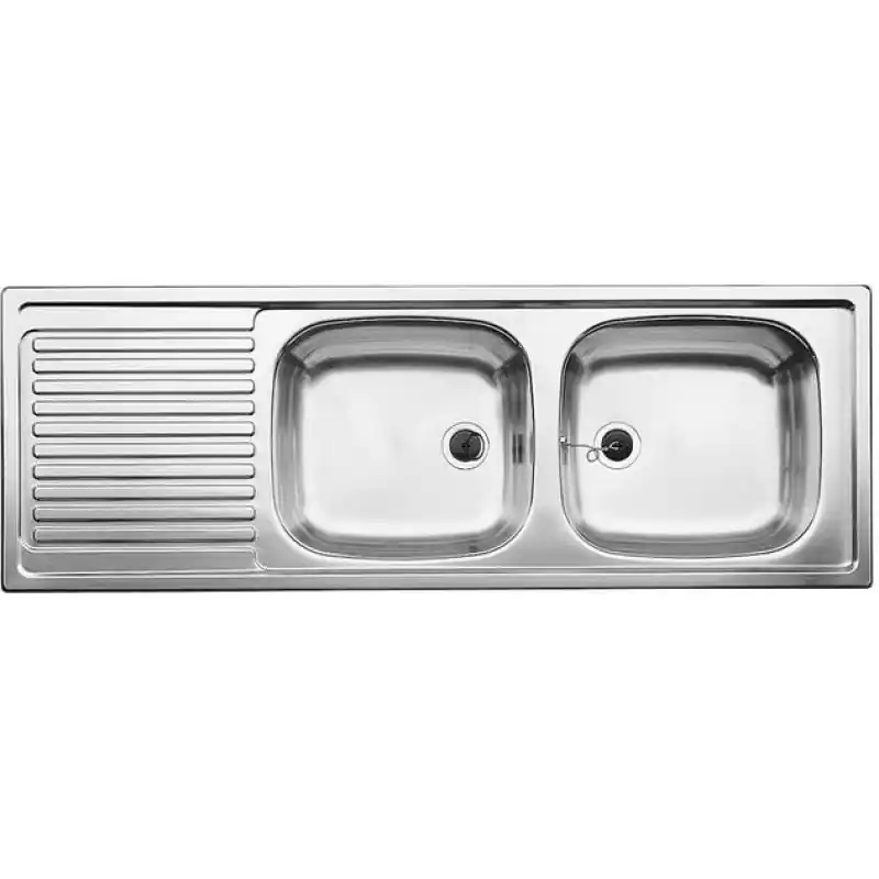BLANCO Top EZS 12 x 4 Edelstahlspüle , naturfinisch 500374 Nur Heute